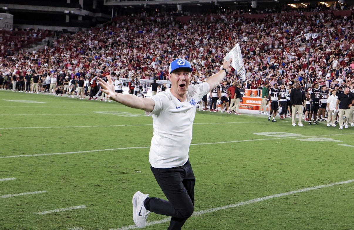 Will Stein talks Kentucky’s thrilling OT win at South Carolina